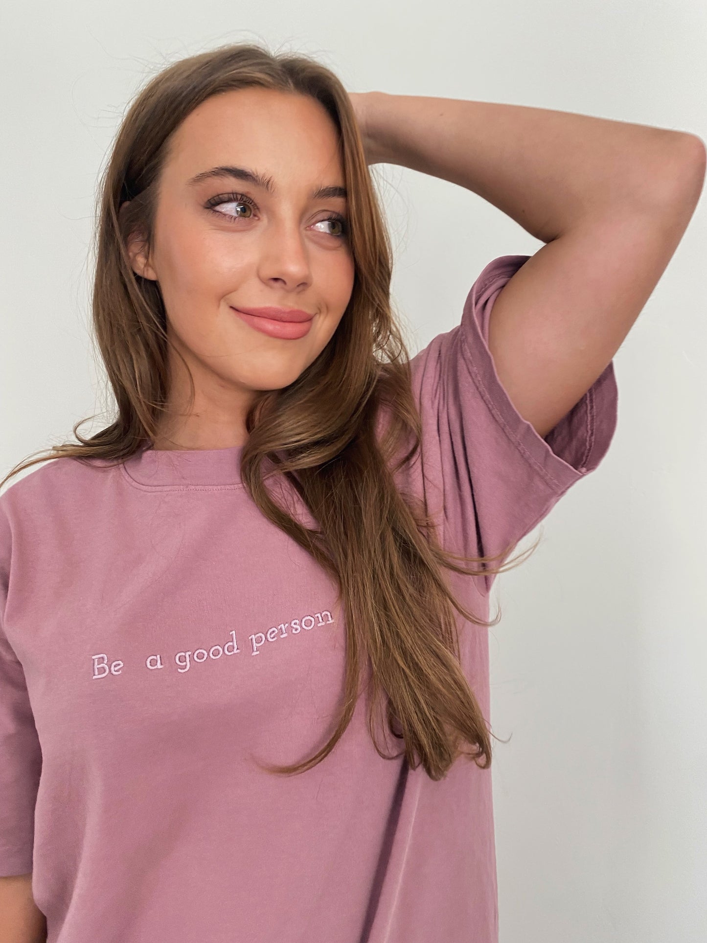 Be a good person oversized tee